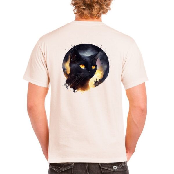 Idolless Black Cat and moon equinox spring Unisex Heavy Cotton T-Shirt - Image 44