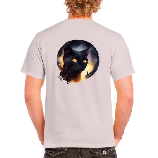 Idolless Black Cat and moon equinox spring Unisex Heavy Cotton T-Shirt - Image 36