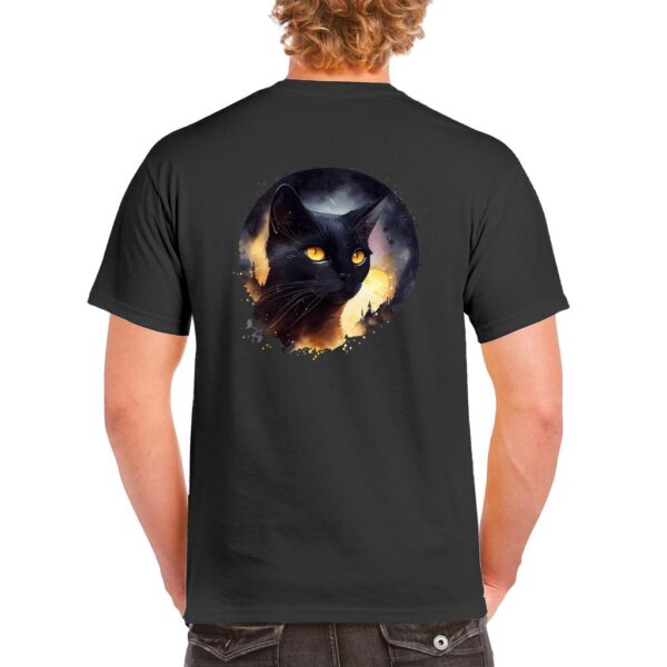 Idolless Black Cat and moon equinox spring Unisex Heavy Cotton T-Shirt - Image 56