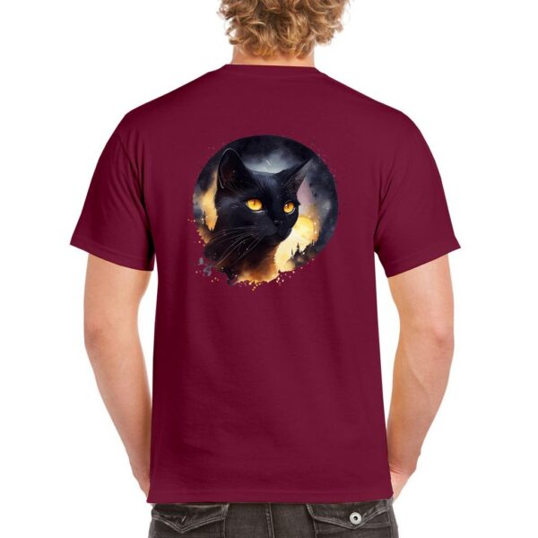 Idolless Black Cat and moon equinox spring Unisex Heavy Cotton T-Shirt - Image 14