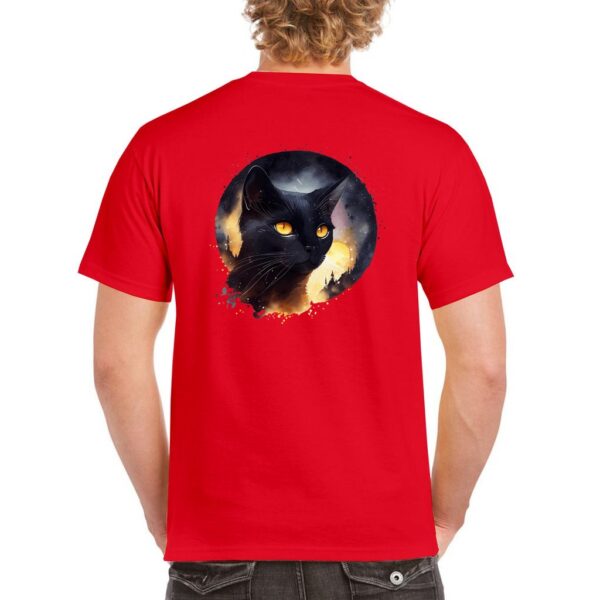 Idolless Black Cat and moon equinox spring Unisex Heavy Cotton T-Shirt - Image 22