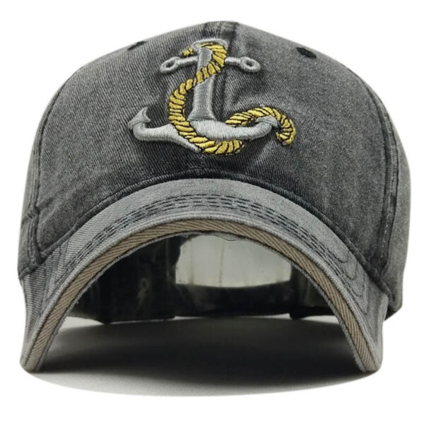 Anchor Embroidered Baseball - Image 3