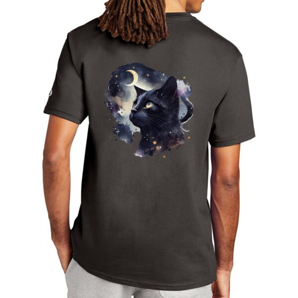 Idolless Cat moon easter equinox Unisex Champion T-shirt - Image 2