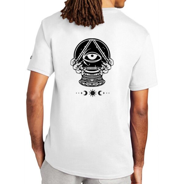 Idolless Grey Occult seeing eye Unisex Champion T-shirt - Image 4