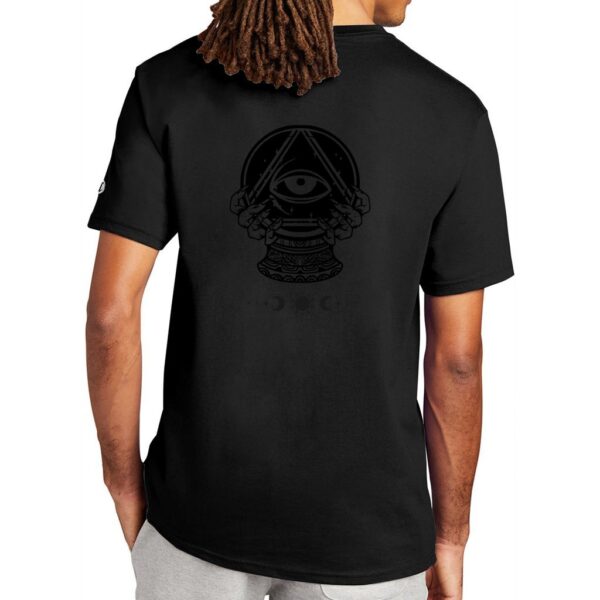 Idolless Grey Occult seeing eye Unisex Champion T-shirt - Image 6