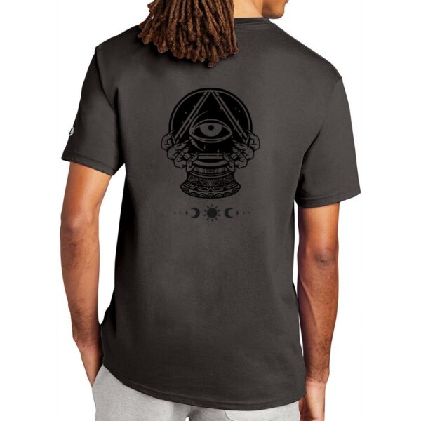 Idolless Grey Occult seeing eye Unisex Champion T-shirt - Image 8