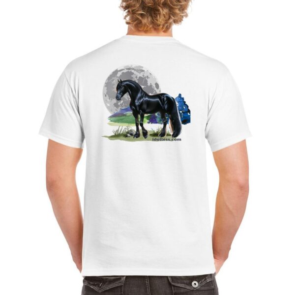 idolless black stallion moon tee 2024 Unisex Heavy Cotton T-Shirt pull over tee - Image 18