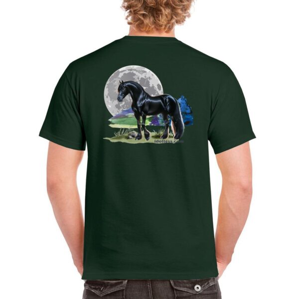 idolless black stallion moon tee 2024 Unisex Heavy Cotton T-Shirt pull over tee - Image 19