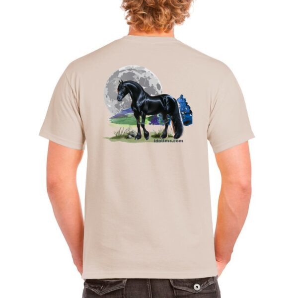 idolless black stallion moon tee 2024 Unisex Heavy Cotton T-Shirt pull over tee - Image 21