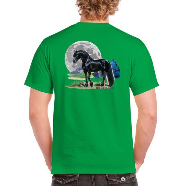 idolless black stallion moon tee 2024 Unisex Heavy Cotton T-Shirt pull over tee - Image 24