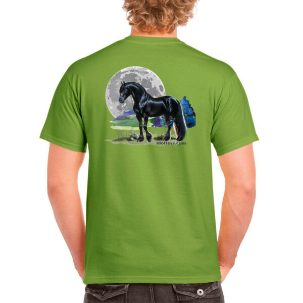 idolless black stallion moon tee 2024 Unisex Heavy Cotton T-Shirt pull over tee - Image 25