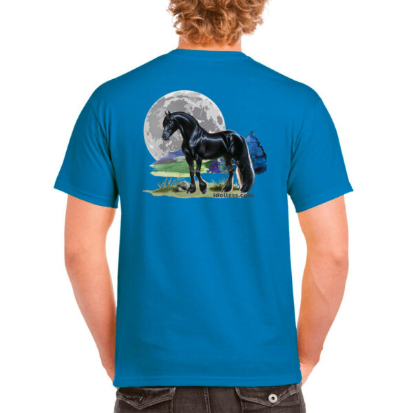 idolless black stallion moon tee 2024 Unisex Heavy Cotton T-Shirt pull over tee - Image 26