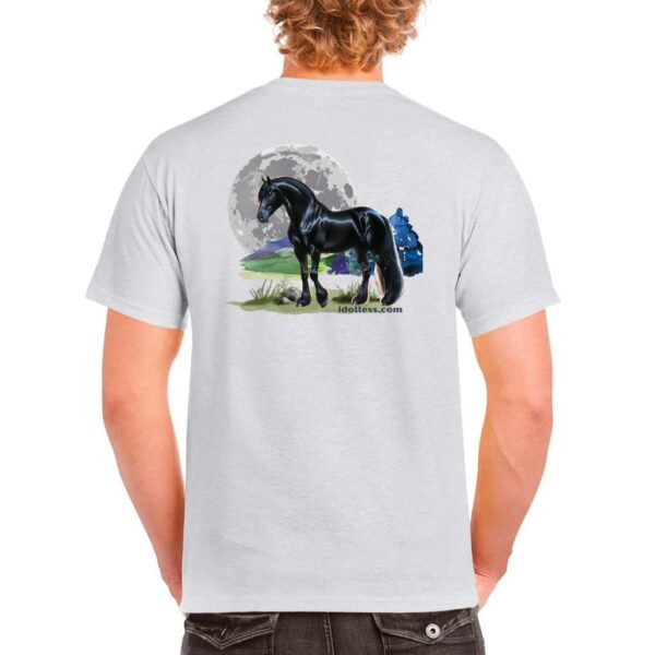 idolless black stallion moon tee 2024 Unisex Heavy Cotton T-Shirt pull over tee - Image 28