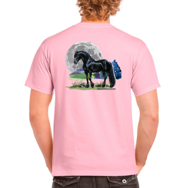 idolless black stallion moon tee 2024 Unisex Heavy Cotton T-Shirt pull over tee - Image 9