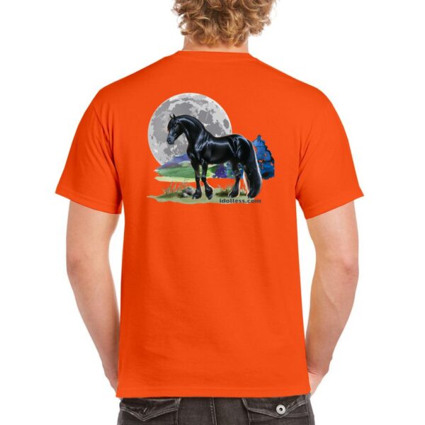 idolless black stallion moon tee 2024 Unisex Heavy Cotton T-Shirt pull over tee - Image 13