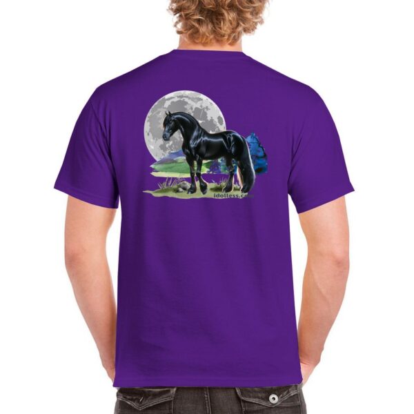 idolless black stallion moon tee 2024 Unisex Heavy Cotton T-Shirt pull over tee