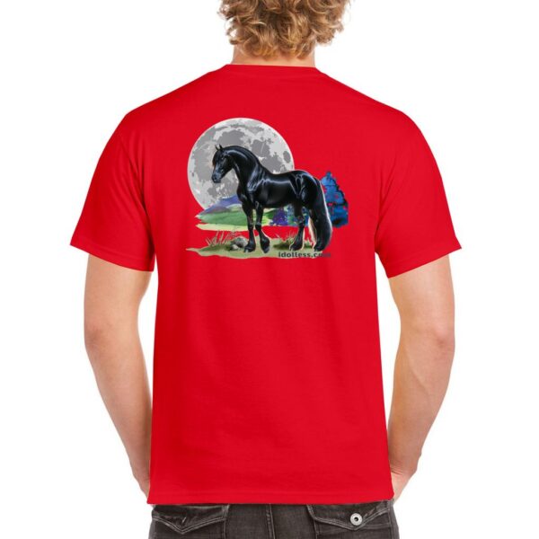 idolless black stallion moon tee 2024 Unisex Heavy Cotton T-Shirt pull over tee - Image 14