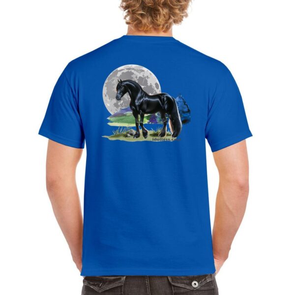 idolless black stallion moon tee 2024 Unisex Heavy Cotton T-Shirt pull over tee - Image 15