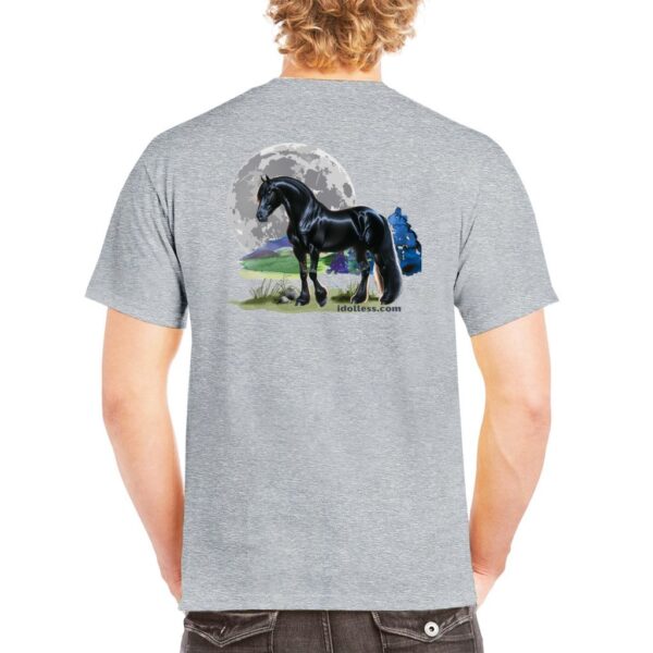 idolless black stallion moon tee 2024 Unisex Heavy Cotton T-Shirt pull over tee - Image 16