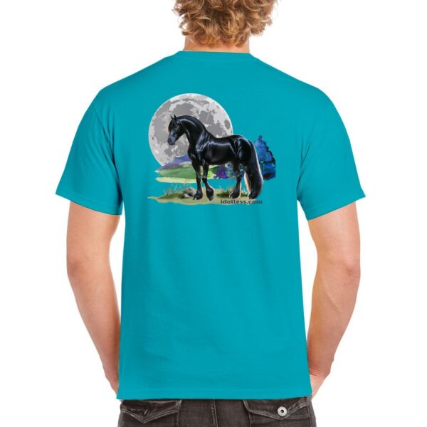 idolless black stallion moon tee 2024 Unisex Heavy Cotton T-Shirt pull over tee - Image 17