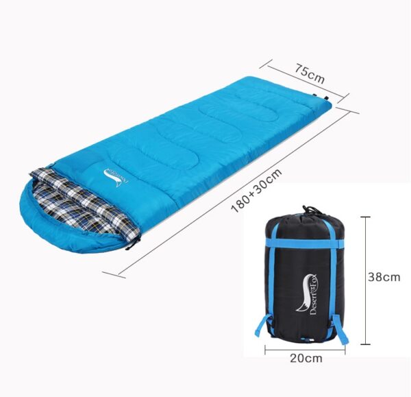 Camping Double Couple Sleeping Bag Adult Camping Lunch Break Sleeping Bag - Image 5