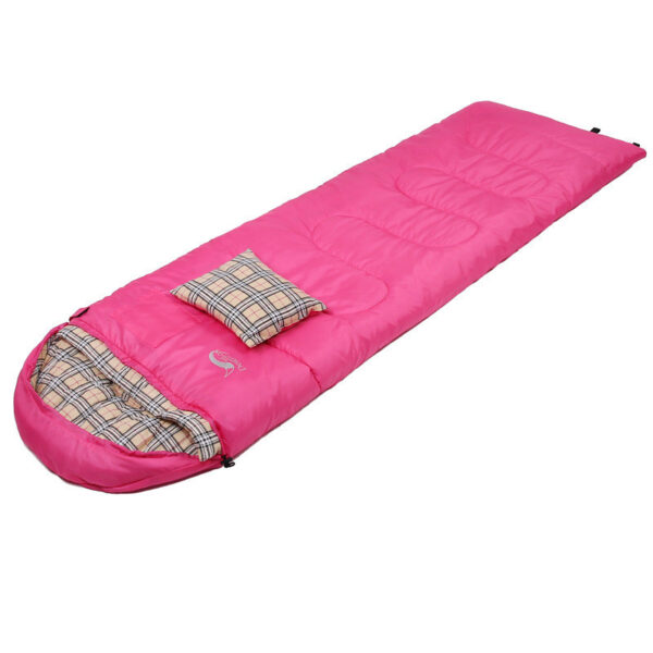 Camping Double Couple Sleeping Bag Adult Camping Lunch Break Sleeping Bag - Image 4