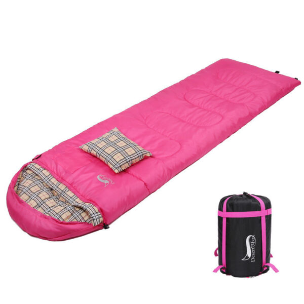 Camping Double Couple Sleeping Bag Adult Camping Lunch Break Sleeping Bag - Image 2