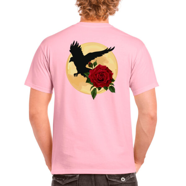 idolless Raven Rose moon pull over short sleeved Unisex Heavy Cotton T-Shirt - Image 30