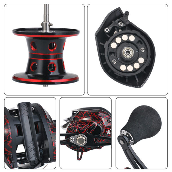 Baitcasting Fishing Reel Bait Casting Fishing Wheel With Magnetic Brake Carp Carretilha Pesca - Image 5