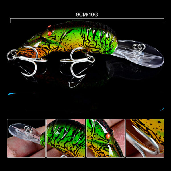 Deep diving Crawfish crankbait Floating Popalua Bait - Image 2