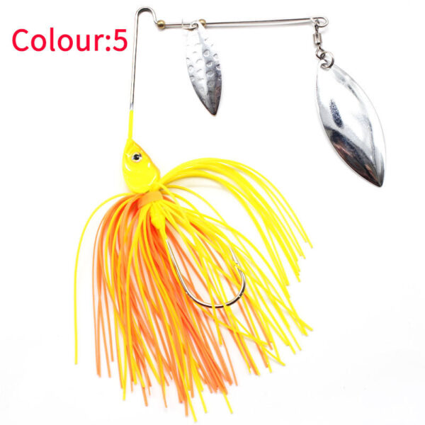 Spinner Baits tandem blade Tassel Beard Composite Sequins Sea Fishing Topmouth Culter Weever Lure - Image 10