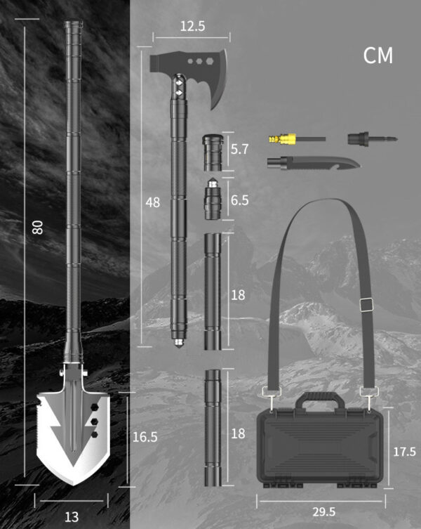 Outdoor Camping Equipment Multi-function Shovel - Image 6