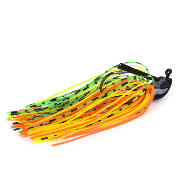 crawfish jig silicone skirt Anti-hanging Bottom Lead Hook Silicone Beard Guy Fake Bait - Image 5