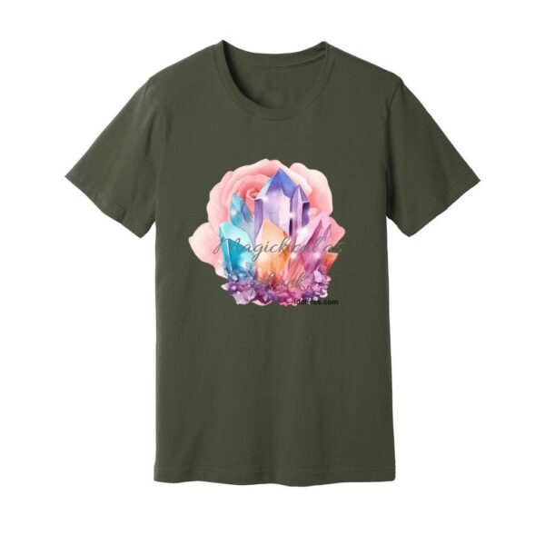 idolless Crystal roses easter short sleeved pull over T Unisex Jersey Tee pastel all sizes - Image 10