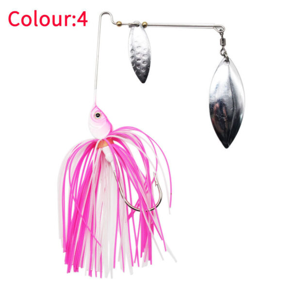 Spinner Baits tandem blade Tassel Beard Composite Sequins Sea Fishing Topmouth Culter Weever Lure - Image 6