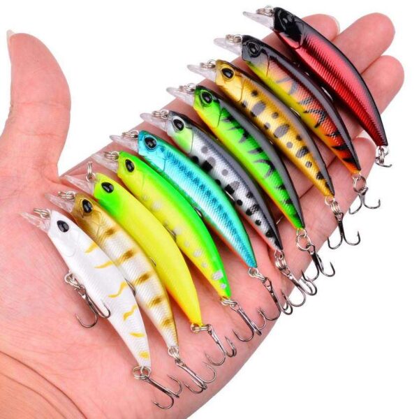 Fishing Lure Set Fishing Hard Bait Mini Minnow Floating Swin - Image 3